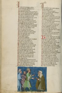 Saul i czarownica z Endor autorstwa Unknown artist