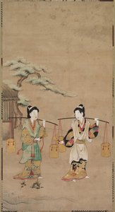Scena z Noh Play autorstwa Unknown artist