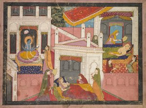 Sceny z narodzin Ramai autorstwa Unknown artist