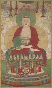 Siedzący Amitabha autorstwa Unknown artist