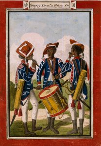 Bębny i fifery Sepoy autorstwa Unknown artist