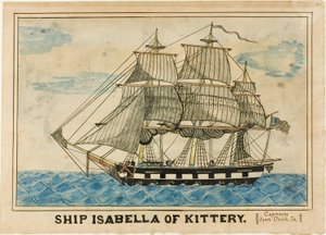Statek Izabela z Kittery autorstwa Unknown artist