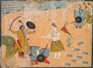 Shiva interses dla Vanasury: Skina z sekcji Aniruddha Usha aa Krishna Leela autorstwa Unknown artist