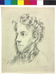 Pasek na ramię Zdjęcie młodego mężczyzny autorstwa Unknown artist