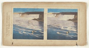 Sig. Wniebowstąpienie Fariniego, po drugiej stronie rzeki Niagara. autorstwa Unknown artist