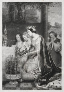 Św. Amelia Królowa Węgier autorstwa Unknown artist