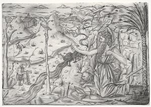 Św. Hieronim w pokucie autorstwa Unknown artist