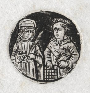 Św. Wawrzyńca i Św. Łucji autorstwa Unknown artist