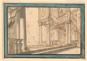 Scenografia: Atrium willi autorstwa Unknown artist