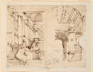 Scenografia, Schody autorstwa Unknown artist