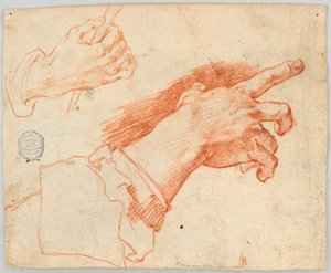 Studium gestów dłoni autorstwa Unknown artist