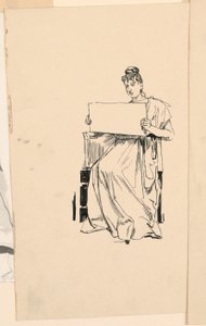 Studium młodej kobiety autorstwa Unknown artist