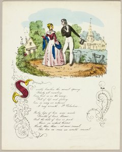 Słodko tchnie wiosenna wiosna (walentynka) autorstwa Unknown artist