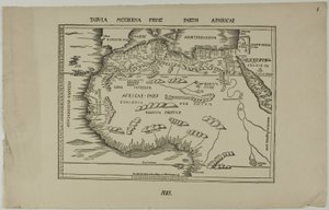 Tabula Moderna Prime Partis Aphricae autorstwa Unknown artist