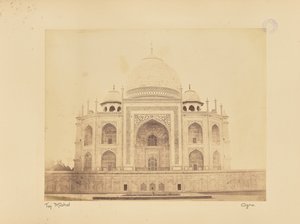 Taj Mahal. Agra autorstwa Unknown artist
