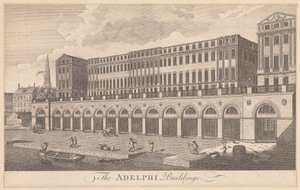 Budynki Adelphi autorstwa Unknown artist