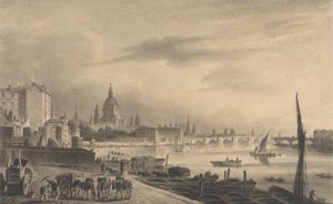 City of London z Somerset House autorstwa Unknown artist