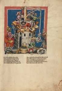 Budowa wieży Babel autorstwa Unknown artist