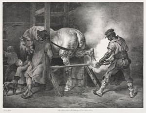 Flamandzki kowal autorstwa Unknown artist