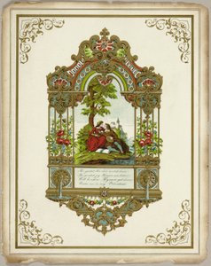 Największa rozkosz, jaką znają śmiertelnicy (walentynka) autorstwa Unknown artist
