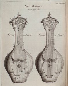 Lyra Barberina (Grawerowanie autorstwa Unknown artist