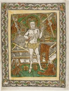 Człowiek Boleści z czterema aniołami autorstwa Unknown artist