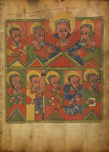 Prorocy z Abrahamem obejmującym Izaaka i Jakuba autorstwa Unknown artist