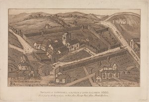Wioska Clerkenwell za panowania królowej Elżbiety, 1560 autorstwa Unknown artist