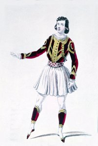 Tancerz i choreograf Marius Petipa (1818-1910) w „Prawach Pana” autorstwa Unknown artist