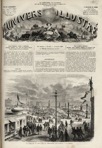 Święto 15 sierpnia 1867 na Trocadero w Paryżu - Znakomity wszechświat 1867 autorstwa Unknown artist