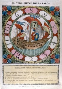 Gra w łódź. 18 wiek autorstwa Unknown artist