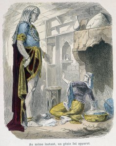 Geniusz z lampy - w „Tysiąc i jednej nocy” Bondeta, wyd. Guerin autorstwa Unknown artist