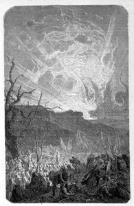 Przesądy roku tysiąca (1000): koniec świata - w „Historii papieży” autorstwa Unknown artist