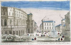 Teatr Marcellusa w Rzymie - Widok optyczny autorstwa Unknown artist