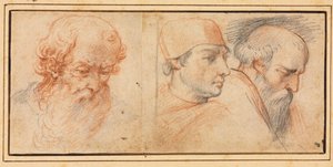 Trzy studia nad głową autorstwa Unknown artist