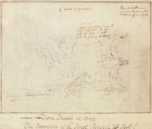 Tom Thumb w zatoce autorstwa Unknown artist
