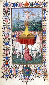 Triunfus Amoris (triumf miłości) Francesco Petrarca (Petrarca). autorstwa Unknown artist