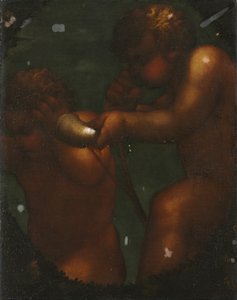 Dwa Putti autorstwa Unknown artist