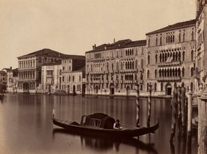 Bez tytułu (gondola wenecka) autorstwa Unknown artist