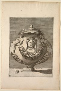Wazon ozdobiony figurami, Rinceaux i festonami, 1543 autorstwa Unknown artist