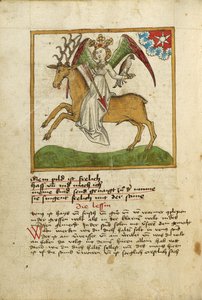 Wenus ujeżdżająca jelenia autorstwa Unknown artist