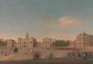 Widok Gwardii Konnej i Whitehall autorstwa Unknown artist