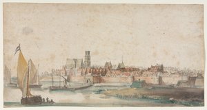 Widok na St. Geertruidenberg autorstwa Unknown artist