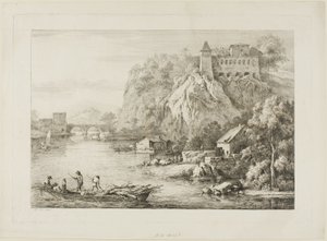 Widok na Carmes de Causses w Lyonie autorstwa Unknown artist