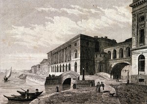 Widok Teatru Petersburskiego w 1828 roku. autorstwa Unknown artist