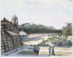 Widok na miasto Agana, archipelag Marianów autorstwa Unknown artist