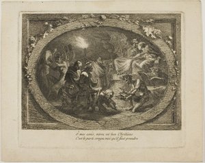 Voltaire na satanistycznej uczcie autorstwa Unknown artist