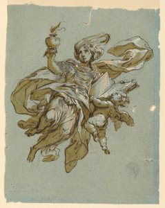 Malowidło ścienne z alegorią czujności autorstwa Unknown artist