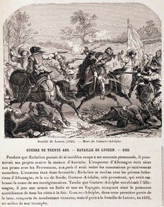 Wojna 30 lat: Bitwa pod Lutzen (1632) i śmierć Gustawa Adolphe. - w „L