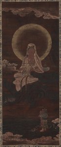 Woda r również na Kannon (księżyc wodny Kannon) autorstwa Unknown artist